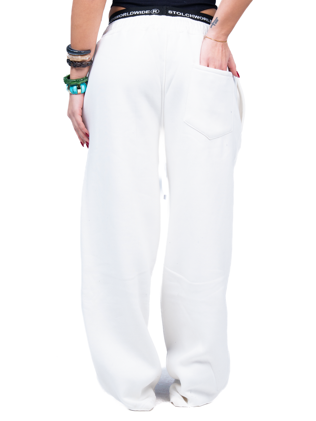 CORE SWEATPANTS IN OFF-WHITE