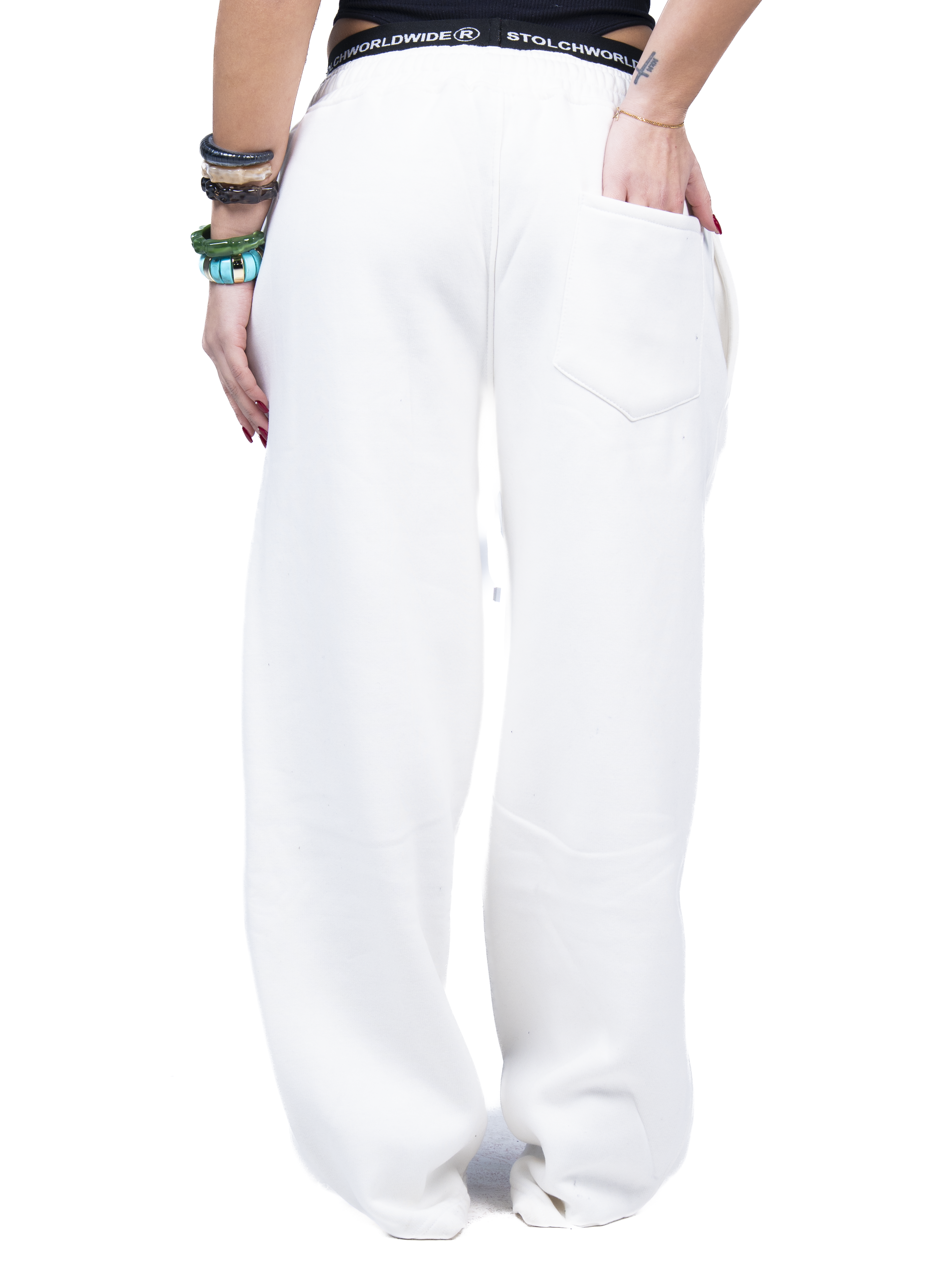 CORE SWEATPANTS IN OFF-WHITE