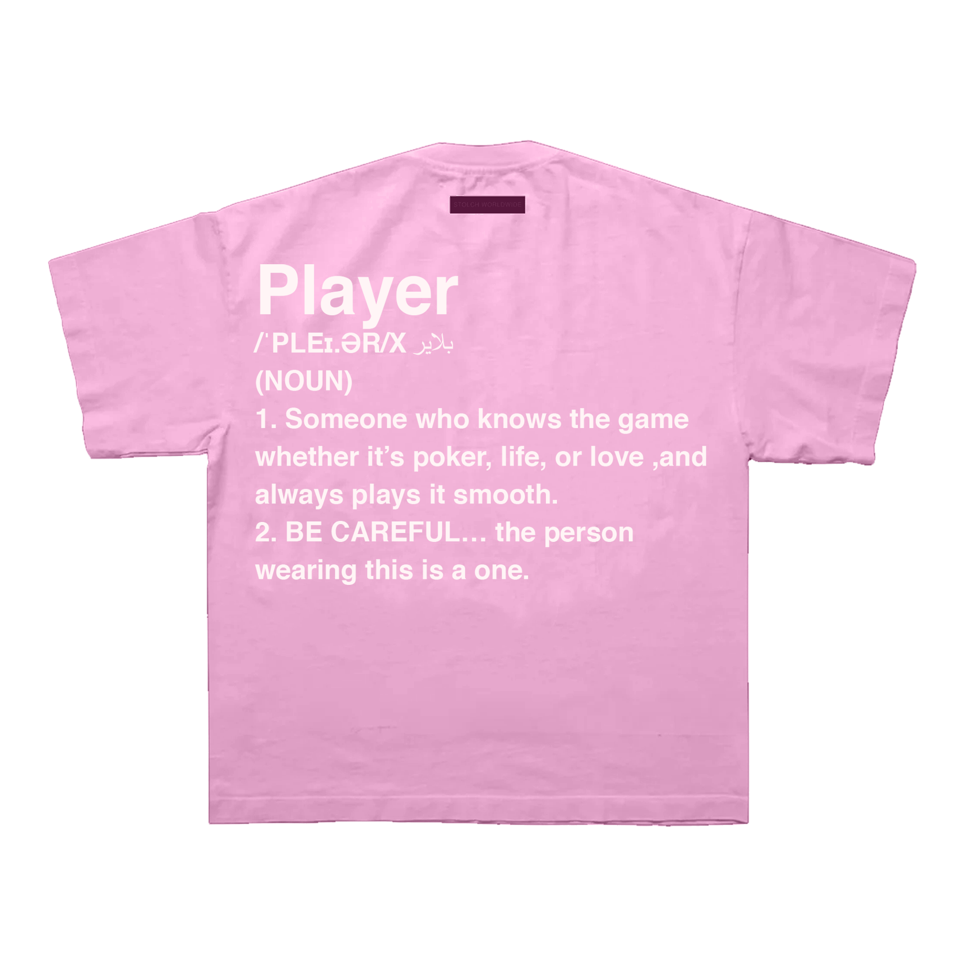 Player Pink Tee