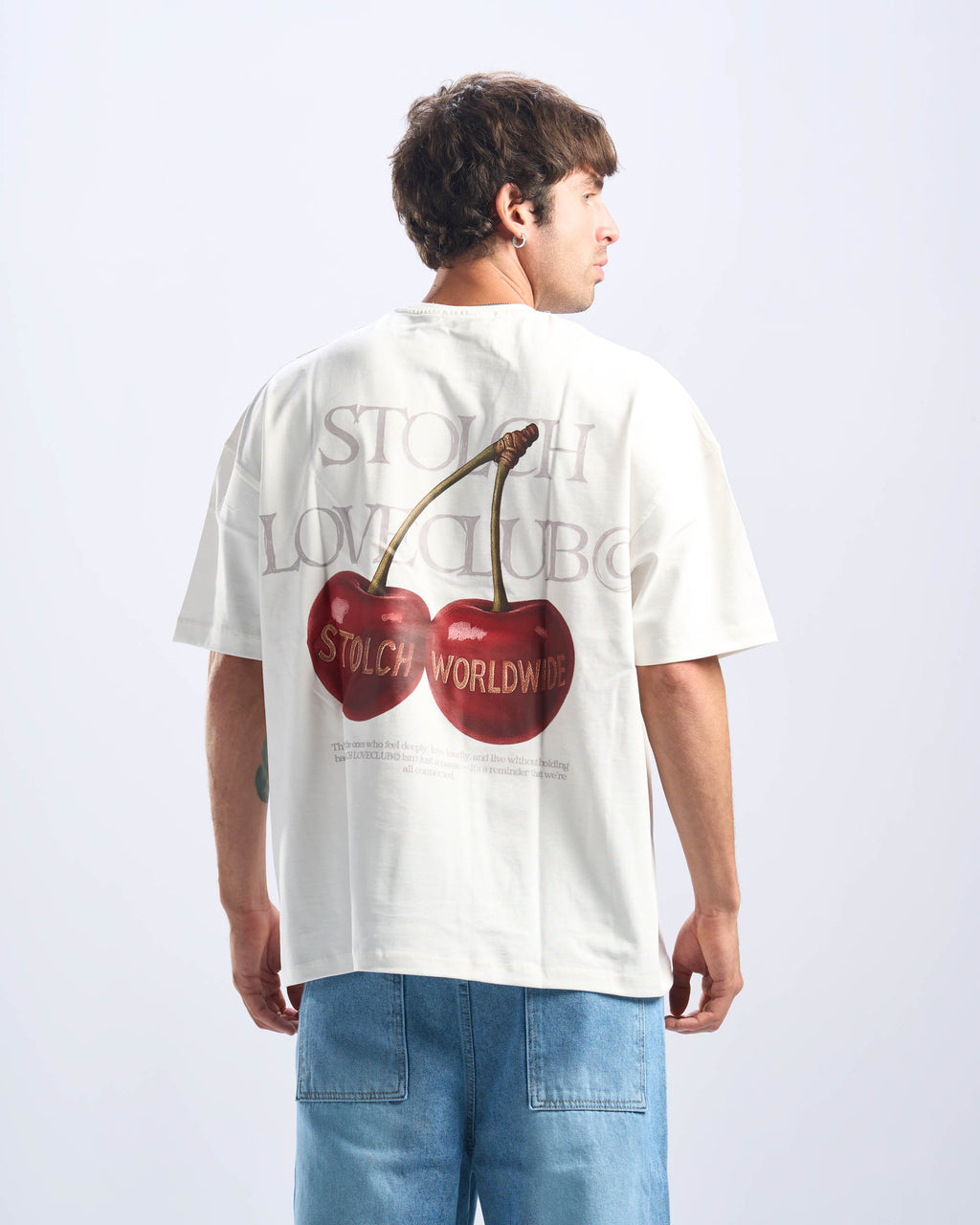 Cherry white tee