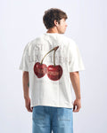Cherry white tee