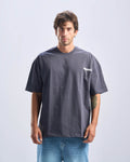 Caffeine Tee in Grey