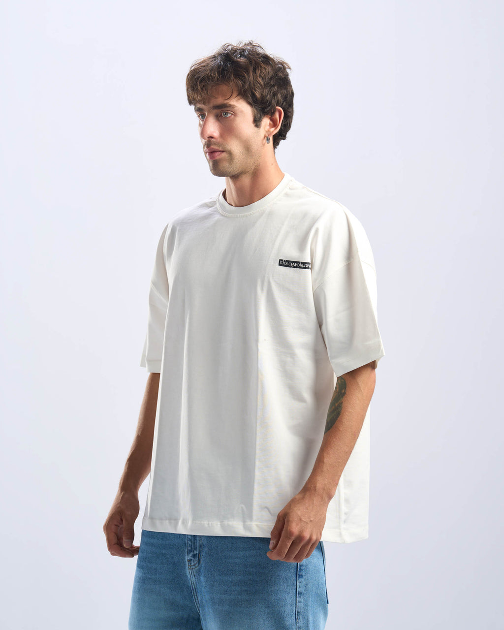 Caffeine Tee in White
