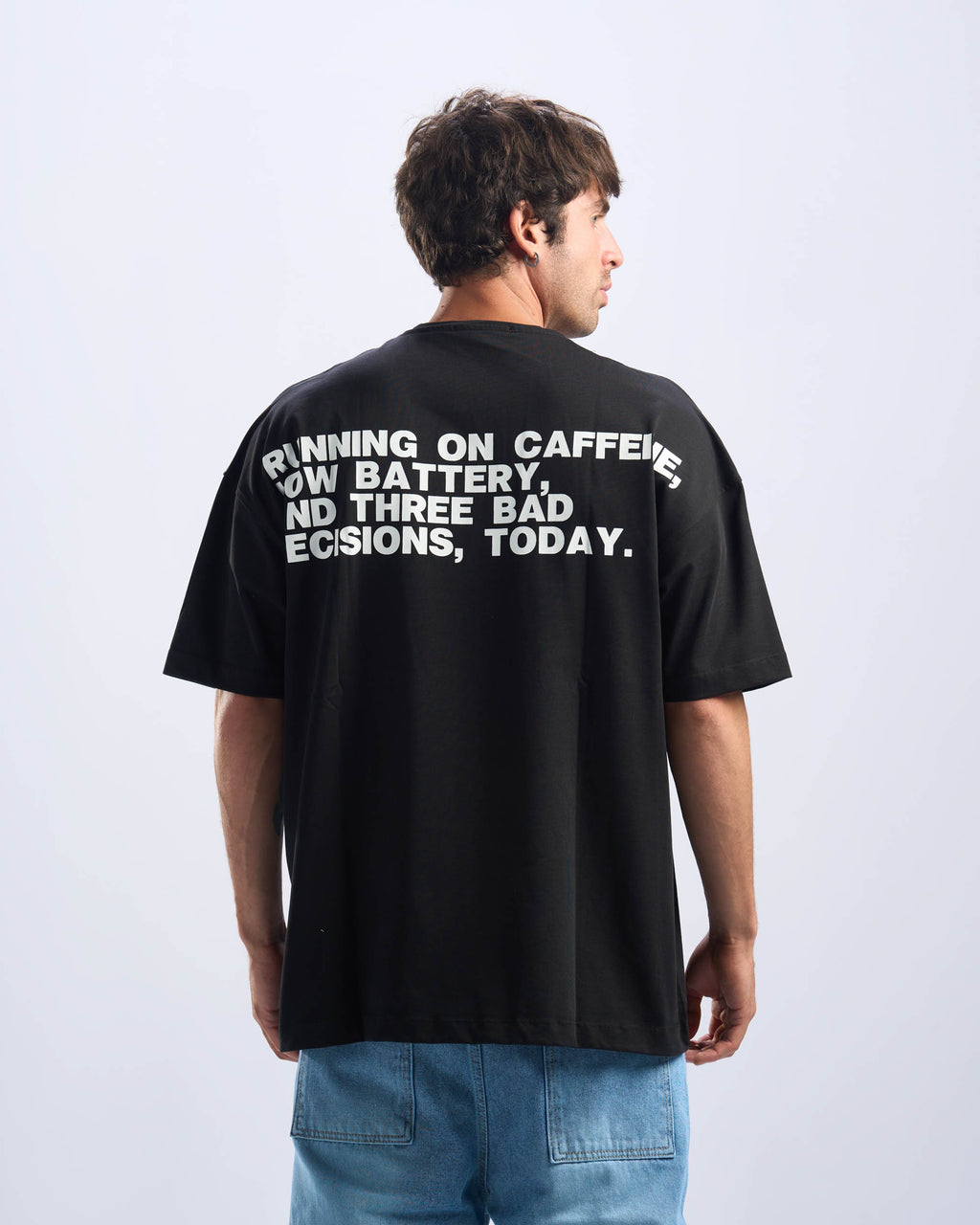 Caffeine Tee in Black