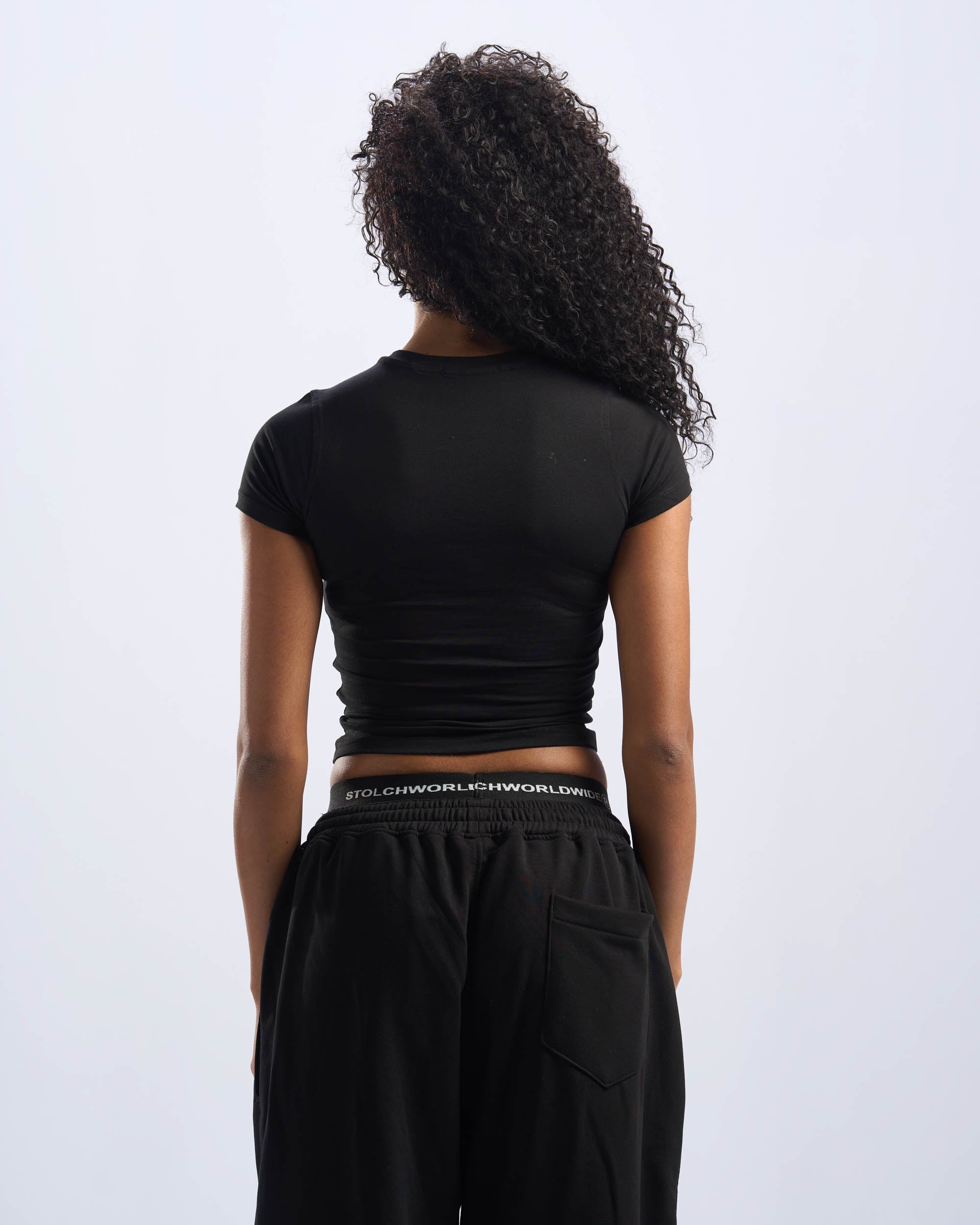 I May Have Issues Black Baby Tee