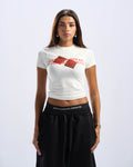 KitKat White Baby Tee