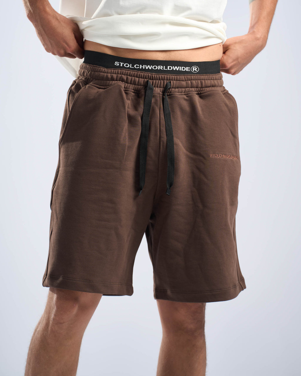 brown basic short