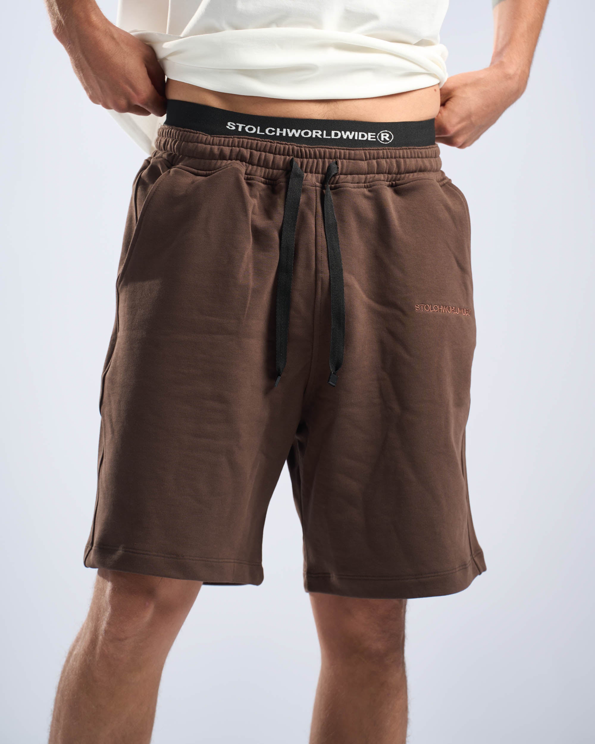 brown basic short