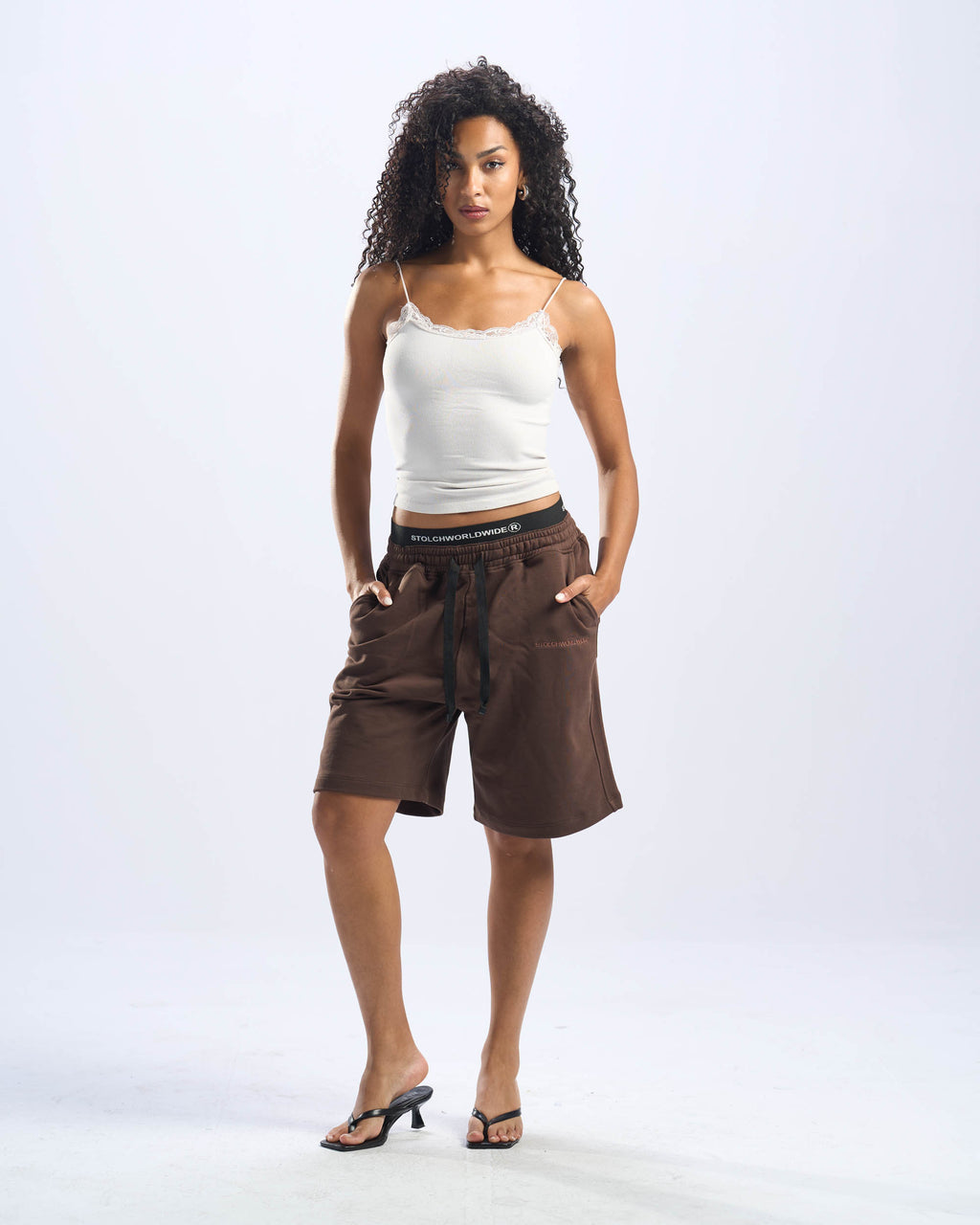 brown basic short