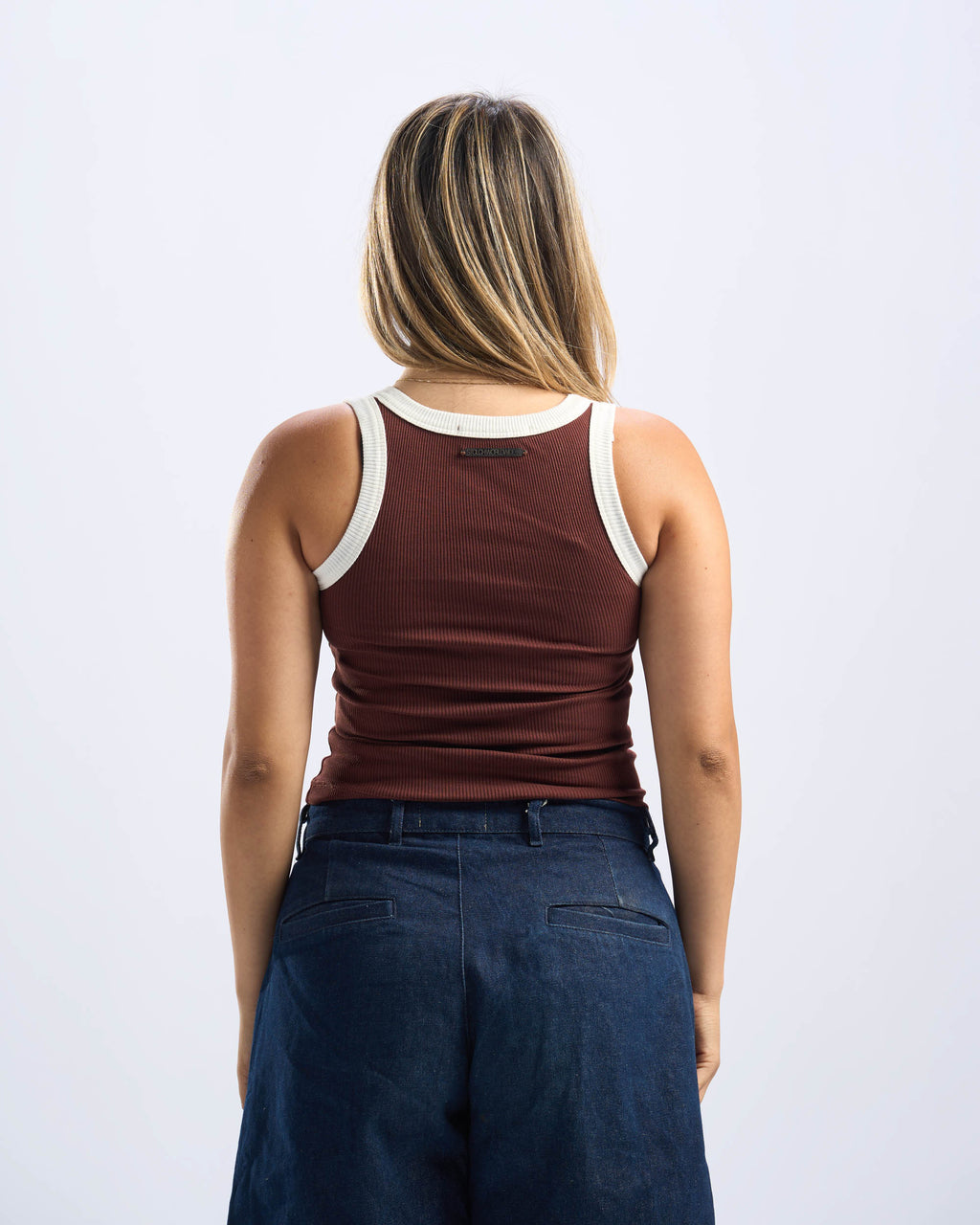 Brown Tank top