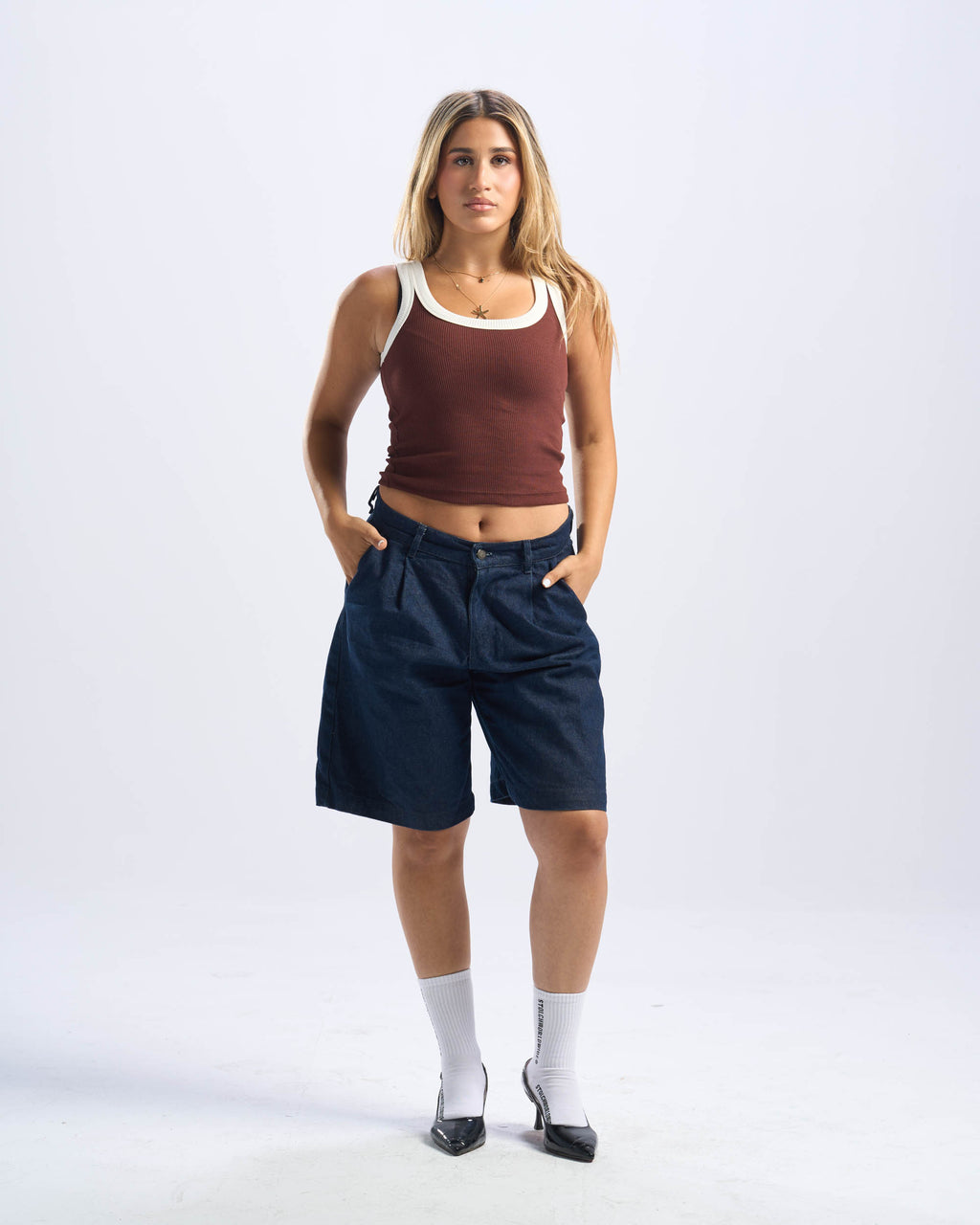 Brown Tank top