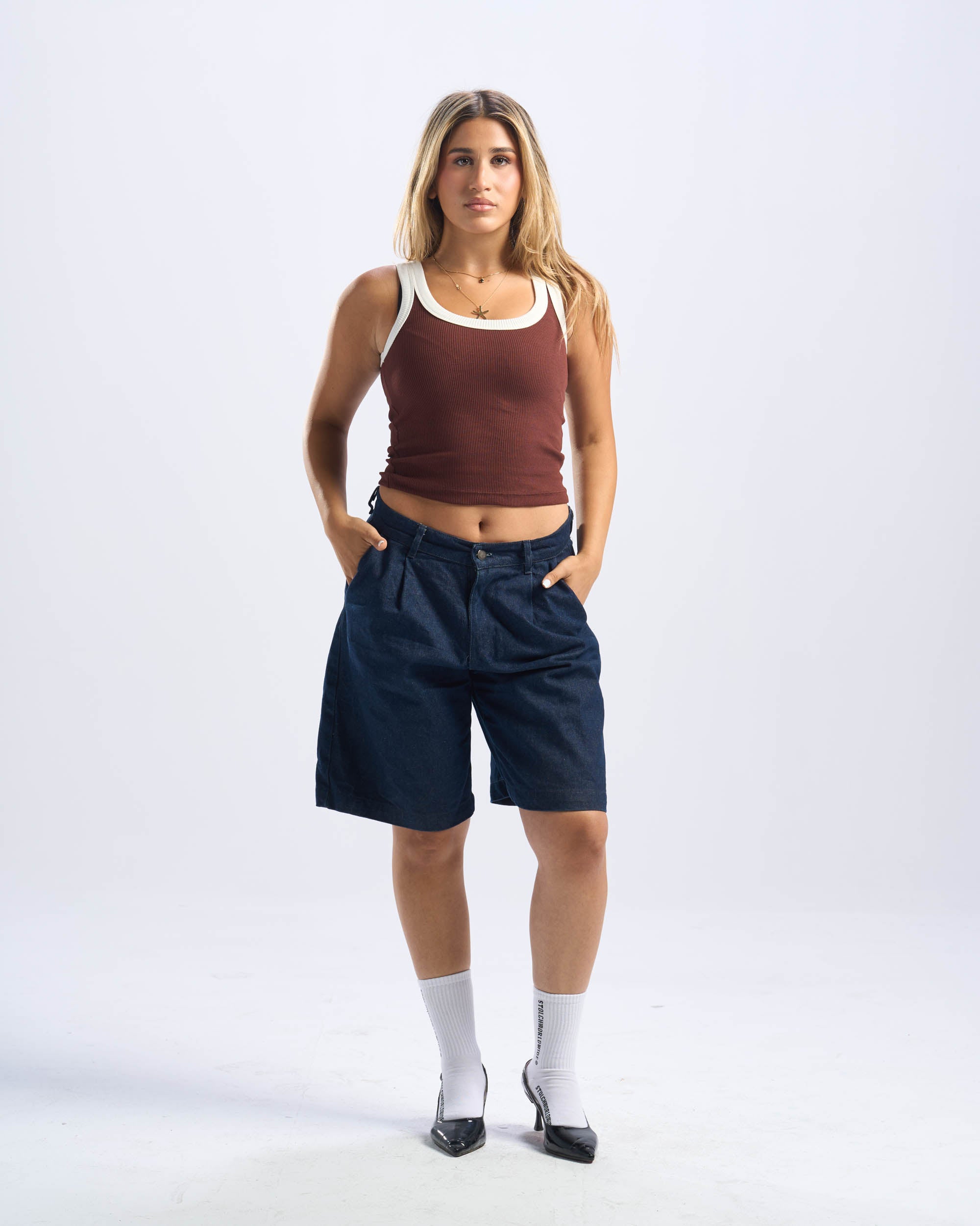 Brown Tank top