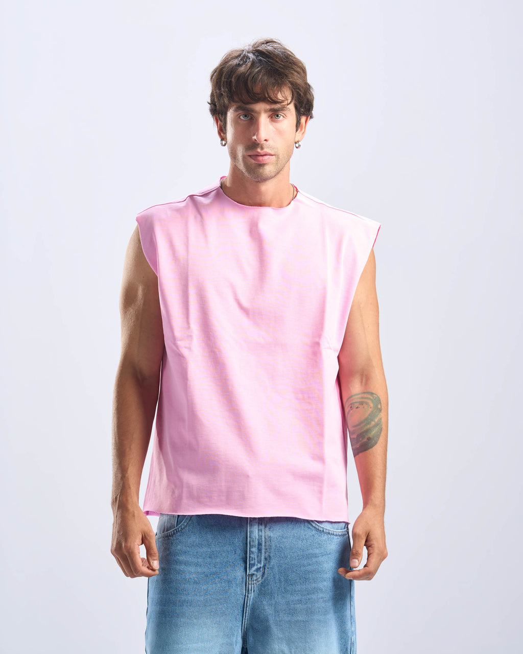 Pink Tank Top Unfinished