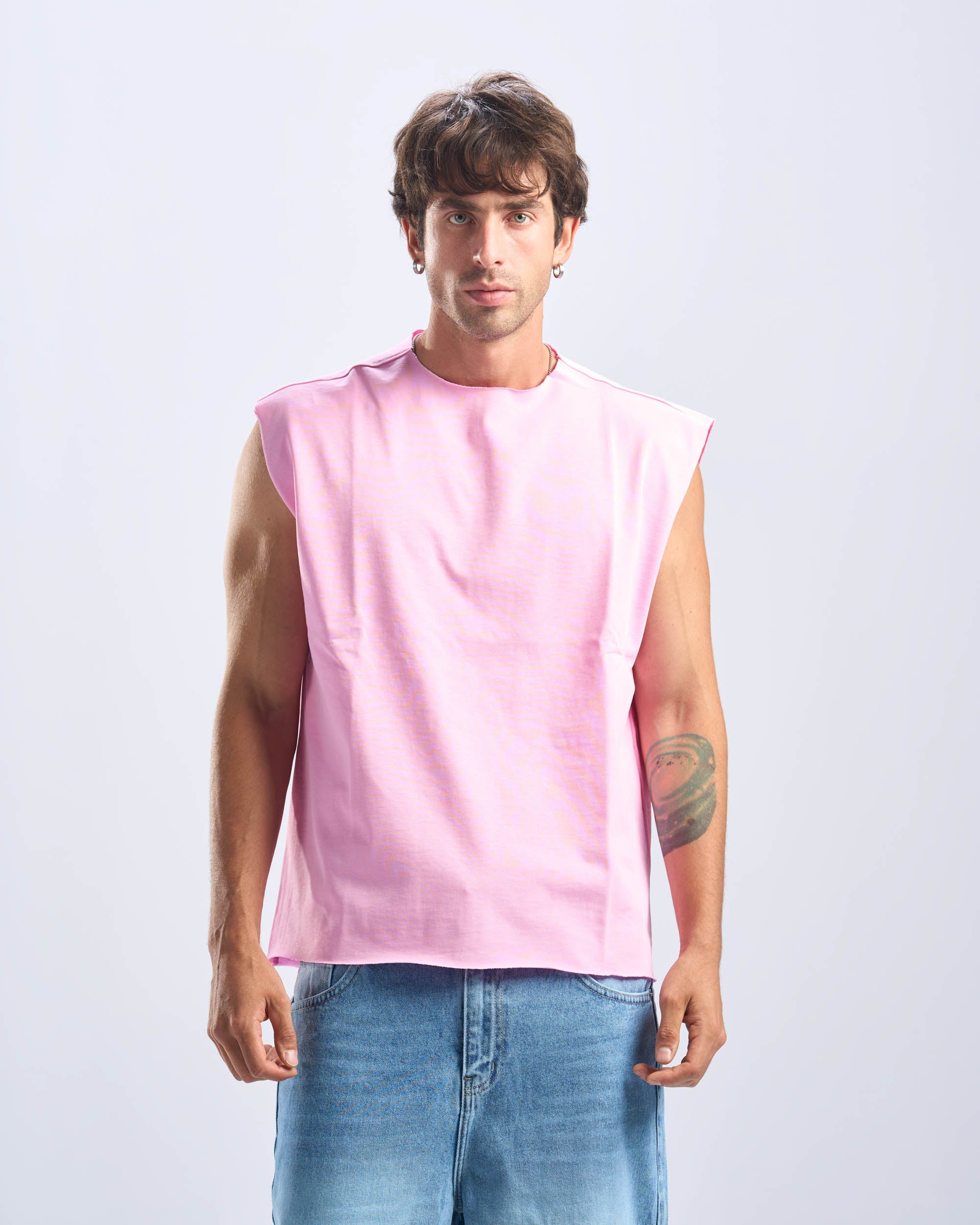 Pink Tank Top Unfinished