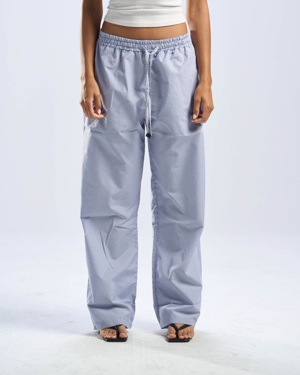blue stripped pants