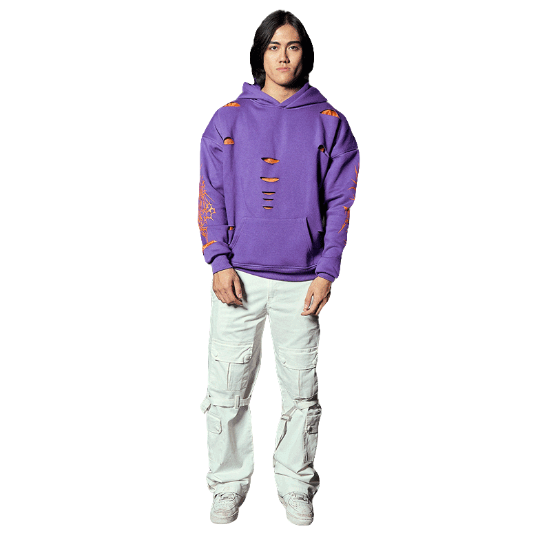Chrome purple hoodie